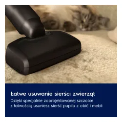 Odkurzacz Electrolux Animal 600 Pet EP61AB21UG 50min Wymienny akumulator Mini elektroszczotka