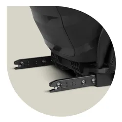 Fotelik samochodowy NUKIDO Louis Soft i-Size 100-150 cm (15-36 kg) Czarno-szary