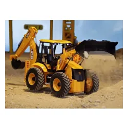 Zdalnie sterowany samochód COIL auto RC pilot koparka JCB pojazd metal żółta