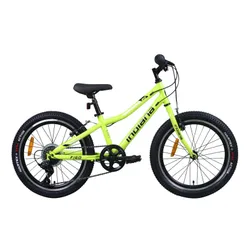 Rower dziecięcy INDIANA Figo 20 cali Limonkowy