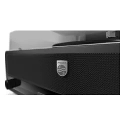 Gramofon PHILIPS TAV3000B/10 Czarny, Automatyczny, Napęd pasowy, Prędkość odtw. 33 1/3, 45, 78 obr./min