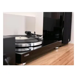 Gramofon Yamaha TT-S303 Manualny Napęd paskowy Przedwzmacniacz Czarny