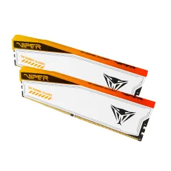 Pamięć RAM Patriot Viper Elite 5 RGB TUF Gaming Alliance DDR5 32GB (2 x 16GB) 6600 CL34 Biały