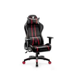 Fotel Diablo Chairs X-One 2.0 Small do 90kg Skóra ECO Czarno-czerwony
