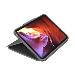 Etui na iPad LOGITECH Rugged Folio Szary Klawiatura
