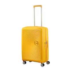 American Tourister Soundbox walizka średnia - golden yellow