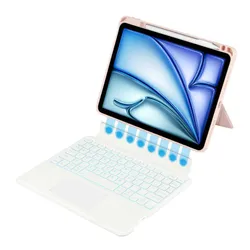 Etui na iPad Air TECH-PROTECT SCMag Pen + Keyboard Różowy Klawiatura