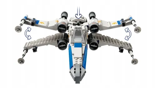 LEGO Star Wars 75460 Myśliwiec X-Wing Nowej Republiki Mandalorianin Grogu