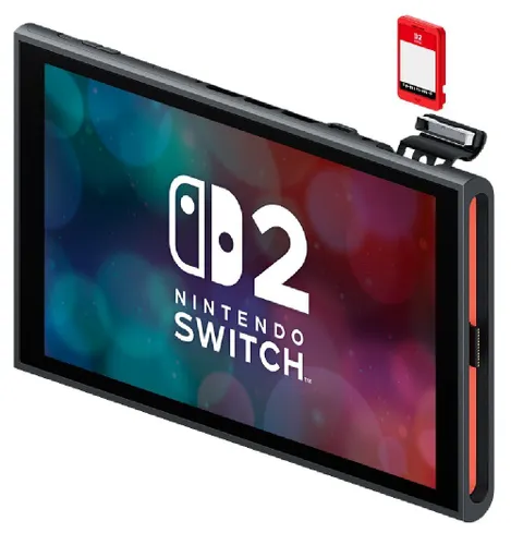 Konsola NINTENDO Switch 2 V2 z wymienną baterią Czarny