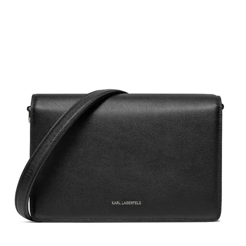 KARL LAGERFELD 235w3061 geantă neagră / Nickiel