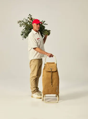 Wózek na zakupy 2-kołowy Rolser I-Max Yute 2 Wheels - off white