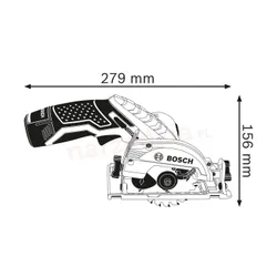 Дисковая пила Аккумуляторная Bosch GKS 12V-16