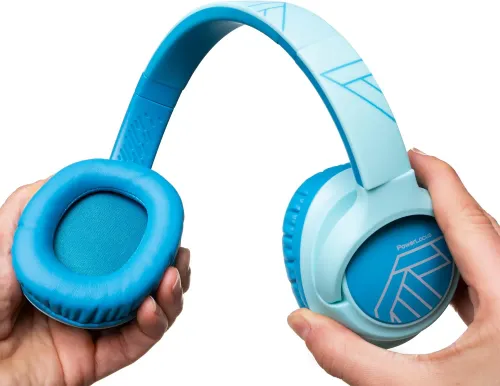 Słuchawki bezprzewodowe PowerLocus Bobo Nauszne Dla Dzieci Bluetooth 5.3 Niebieski