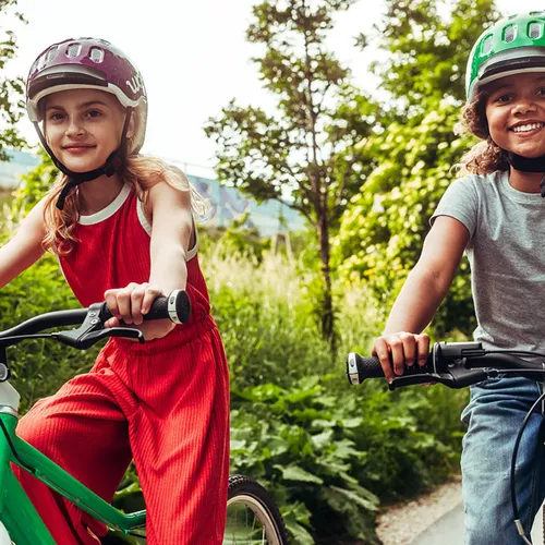 Kask rowerowy dziecięcy woom Kids red