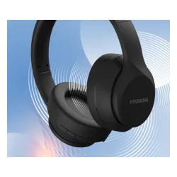 Słuchawki bezprzewodowe Hyundai HBTM45B Nauszne Bluetooth 5.3 Czarny