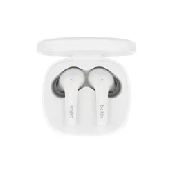 Słuchawki bezprzewodowe Belkin SoundForm Motion Dokanałowe Bluetooth 5.2 Biały