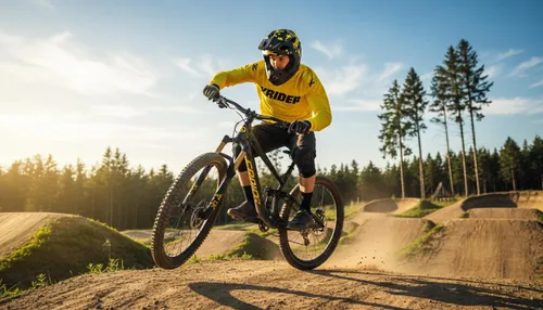 Kask XRIDER XRFH003M Czarno-żółty Full Face z odkręcaną szczęką (rozmiar M)