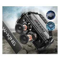 Głośnik mobilny W-KING D8 Czarny