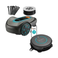 Robot koszący GARDENA Sileno Minimo 500 + Nadajnik sygnału GARDENA ZoneProtect 15021-20