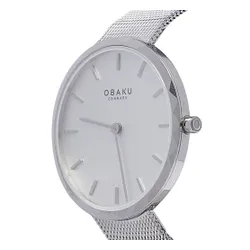 Obaku Klasör Saati V252lxcımc Gümüş / Beyaz