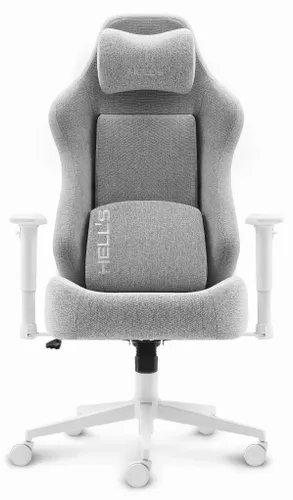 Fotel gamingowy HELL'S CHAIR HC 1009 Biało-szary