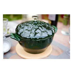Garnek żeliwny okrągły karczoch 3 ltr STAUB SPECIAL COCOTTE Zielony