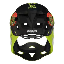 Kask KAMIKAZE Ronin Zielony Full Face (rozmiar S)
