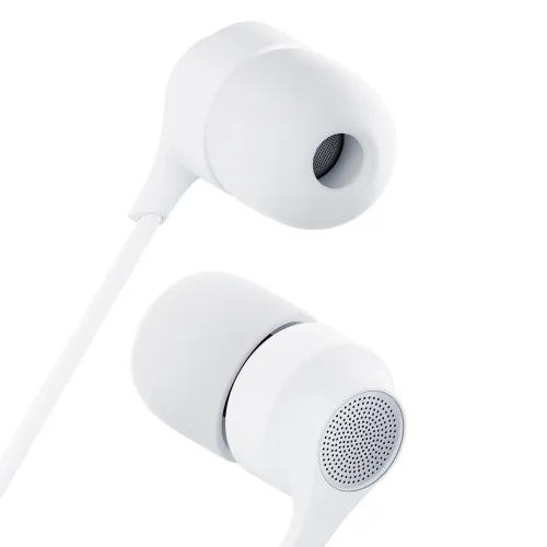 Słuchawki przewodowe 3mk Wired Earphones USB-C Biały