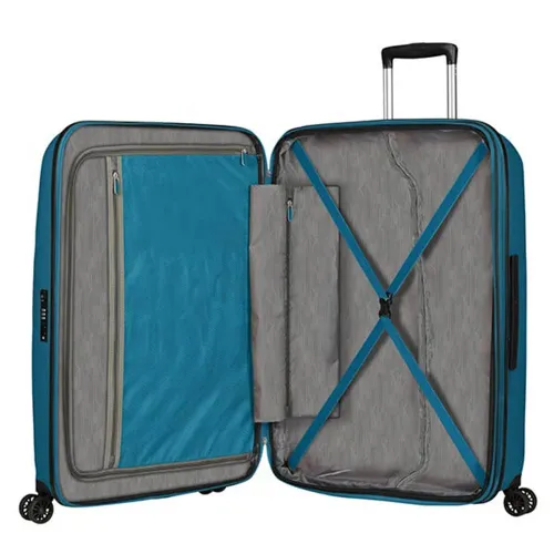 Walizka duża poszerzana American Tourister Bon Air DLX - seaport blue