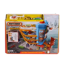 Mattel Zestaw z parkingiem i pojazdami Action Drivers