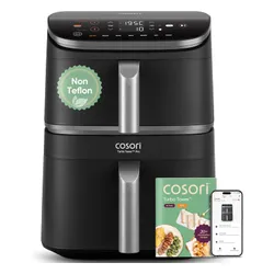 Frytkownica beztłuszczowa COSORI Turbo Tower Pro Smart ‎CAF-DC113S-ADE Wi-Fi 10,8 l Double Stack
