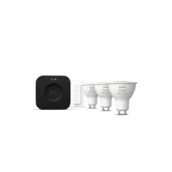 Zestaw Philips Hue White and Colour Ambiance 3 żarówki GU10 + regulator przyciemniania + Bridge Pro