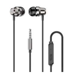 Słuchawki przewodowe Dudao X10 Pro Dokanałowe Czarno-srebrny