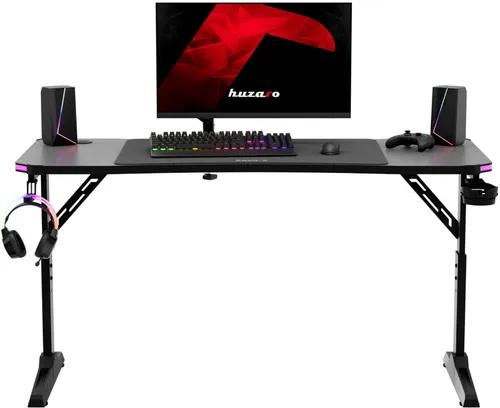 Biurko gamingowe HUZARO Hero 3.6 RGB Czarny