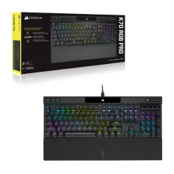 Klawiatura mechaniczna Corsair K70 RGB Pro MX Speed Czarny