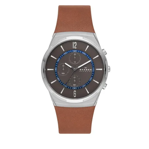 Skagen Melbye Skw6805 Kahverengi / Gümüş Saat