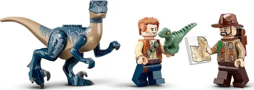 Конструктор Lego Jurassic World велоцираптор: на помощь биплану (75942)