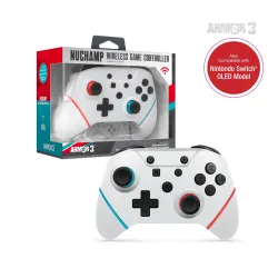Pad Armor3 NuChamp Wireless Game Controller do Nintendo Switch Bezprzewodowy Biały
