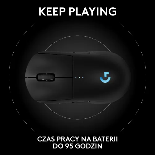 Myszka gamingowa Logitech G Pro 2 Lightspeed Czarny