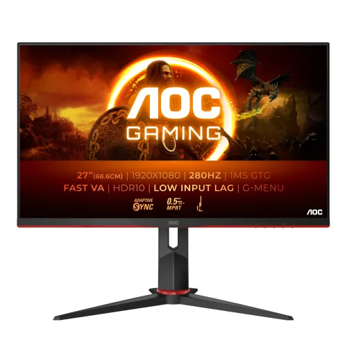 Monitor AOC 27G2ZN3/BK 27" Full HD Fast VA 280Hz 0,5ms MPRT Gamingowy