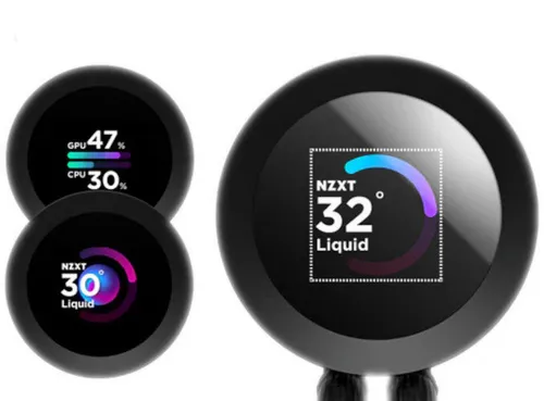 Chłodzenie wodne NZXT Kraken Plus 280 LCD Czarny