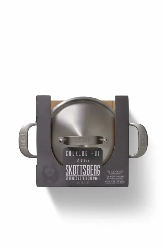 Skottsberg Stainless Steel 3,3 l - Garnek ze stali nierdzewnej z pokrywką