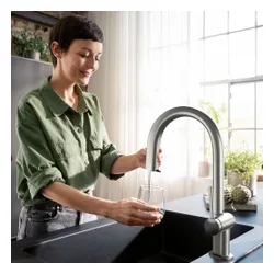 Bateria HANSGROHE Aqittura M91 76836800 z filtrem Stal szlachetna