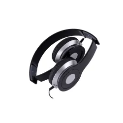 Słuchawki przewodowe Rebeltec City Black Nauszne Czarny