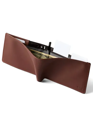 Bellroy кожаный дорожный кошелек RFID - какао