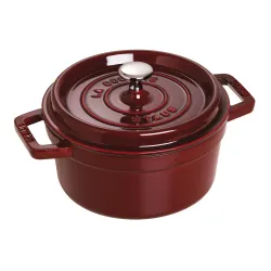 STAUB La Cocotte 2,6 l żurawinowy - garnek żeliwny z pokrywką
