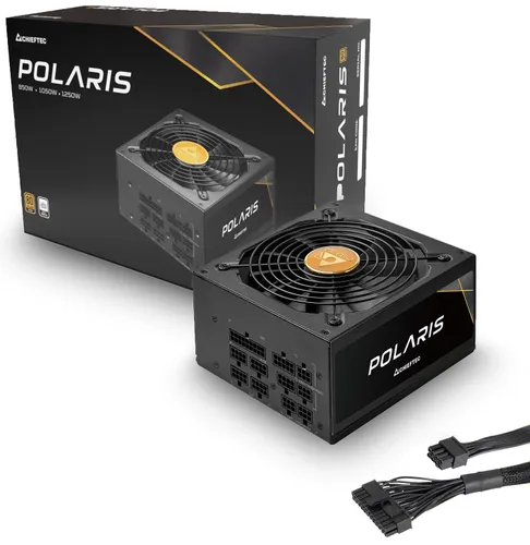 Zasilacz CHIEFTEC PPS-1050FC 1050W 80 Plus Gold