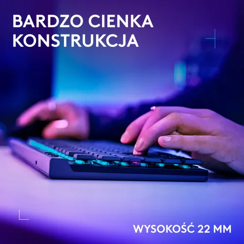 Klawiatura mechaniczna Logitech G515 LIGHTSPEED TKL Czarny