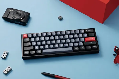 Klawiatura KEYCHRON K12P-J1 Wireless K Pro Red RGB Czarno-niebieski