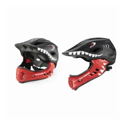 Kask rowerowy dziecięcy fullface szczękowy 2w1 odpinana szczęka rozmiar "M"